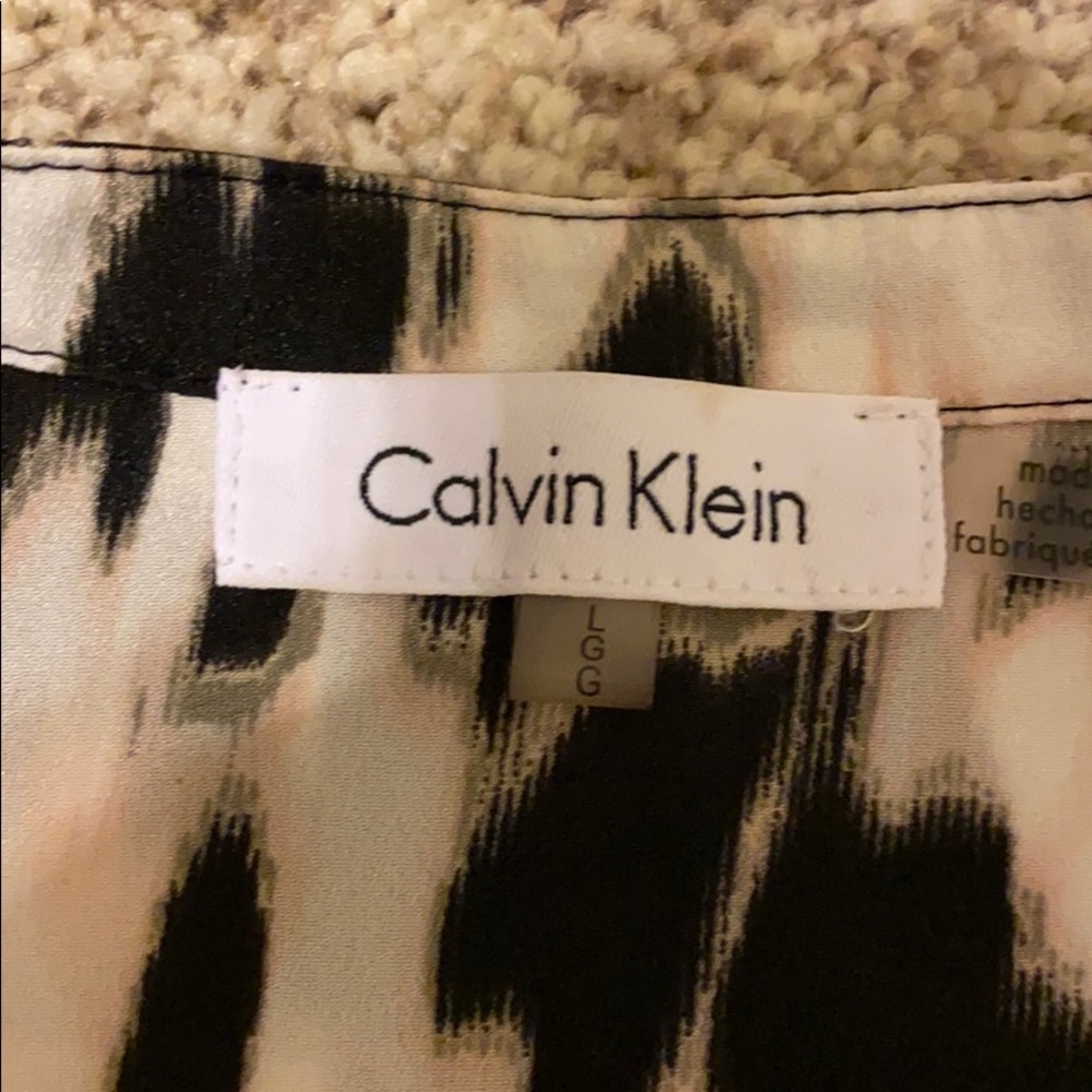 Calvin Klein Button Down Blouse - Picture 2 of 4